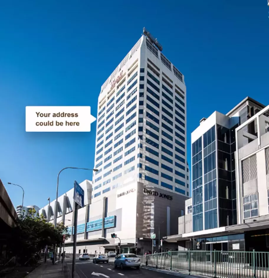 Low angle view of an A grade building of Servcorp Westfield Tower 2