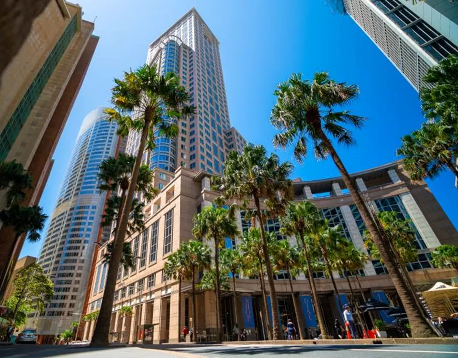 A-Grade Building outdoor and from a distance of Servcorp Chifley Tower